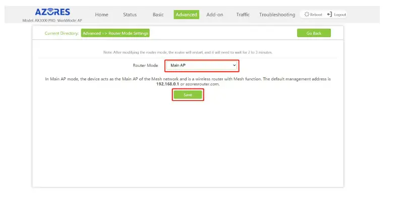 AZORES AX3000 PRO WiFi-6 Wireless Router fig 12