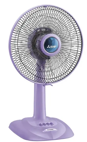 MITSUBISHI ELECTRIC D12-GR Electric Desk Fan FIG 1