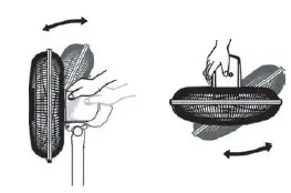 MITSUBISHI ELECTRIC D12-GR Electric Desk Fan fig 6