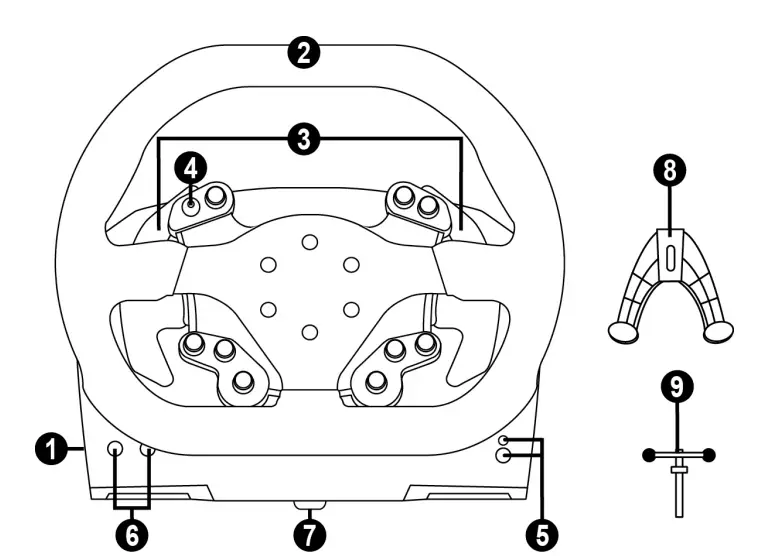 THRUSTMASTER TS-XW Racer Sparco P310 Competition Mod Racing Wheel 1