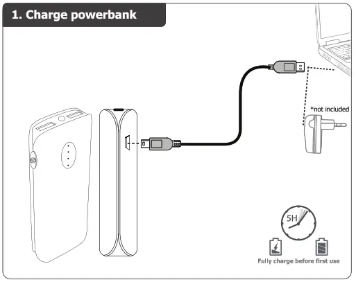 Trust LOEN Powerbank 5200 Installation