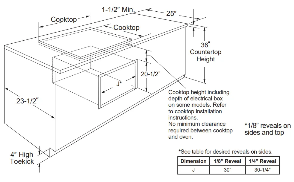 MONOGRAM ZSB913NSS Advantium 30 Inch 120V Built In Wall Oven-Installation under