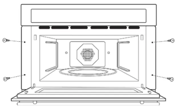 MONOGRAM ZSB913NSS Advantium 30 Inch 120V Built In Wall Oven-SCREWS