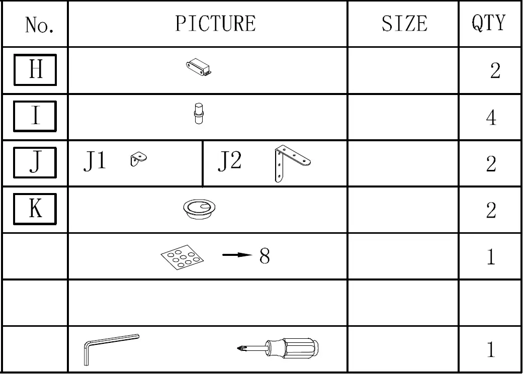 Tribesigns CT-JW0221 Tarik 39 in. Brown and Black Wood Floating TV Stand 04