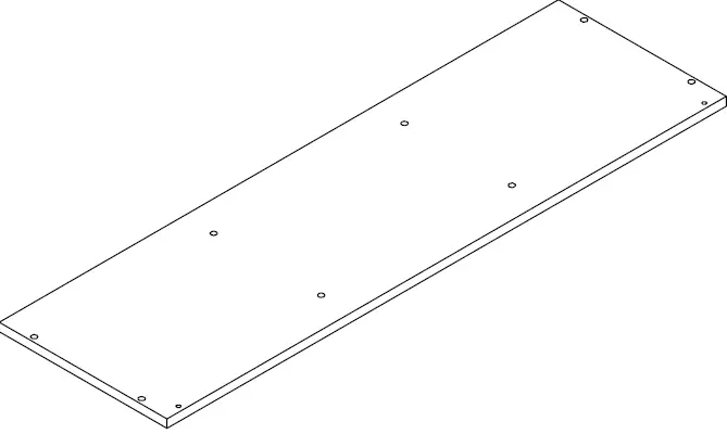 Tribesigns CT-JW0221 Tarik 39 in. Brown and Black Wood Floating TV Stand 06