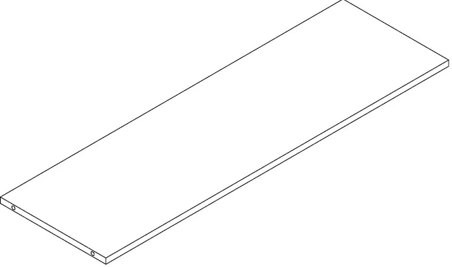 Tribesigns CT-JW0221 Tarik 39 in. Brown and Black Wood Floating TV Stand 07