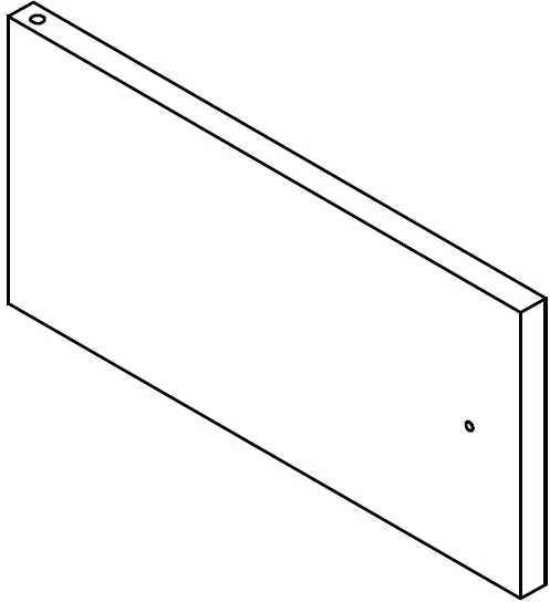 Tribesigns CT-JW0221 Tarik 39 in. Brown and Black Wood Floating TV Stand 09