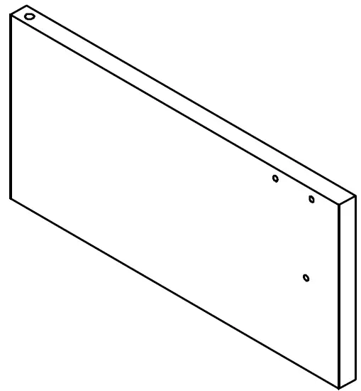 Tribesigns CT-JW0221 Tarik 39 in. Brown and Black Wood Floating TV Stand 10