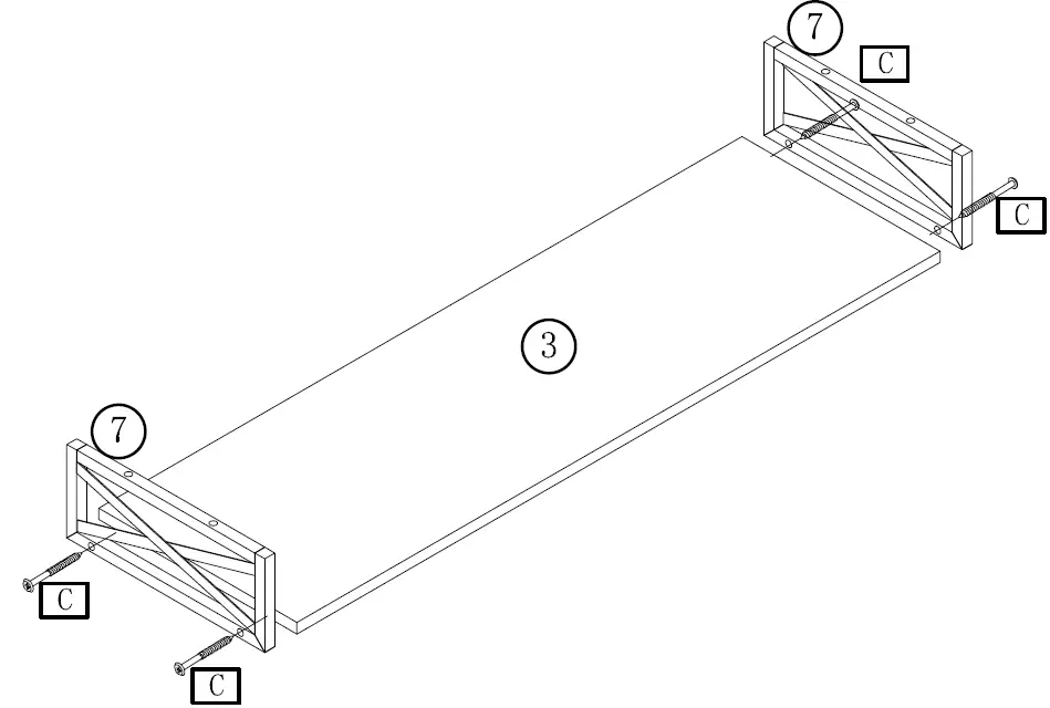 Tribesigns CT-JW0221 Tarik 39 in. Brown and Black Wood Floating TV Stand 12