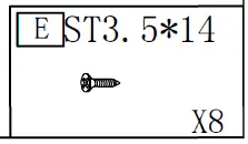 Tribesigns CT-JW0221 Tarik 39 in. Brown and Black Wood Floating TV Stand 24