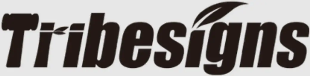 Tribesigns CT-JW0221 Tarik 39 in. Brown and Black Wood Floating TV Stand logo