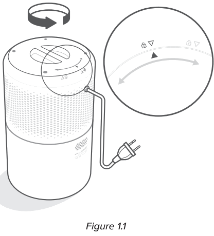 levoit LAP C301S WAAA VeSync Core 300S True Hepa Smart Air Purifier - FIG 3