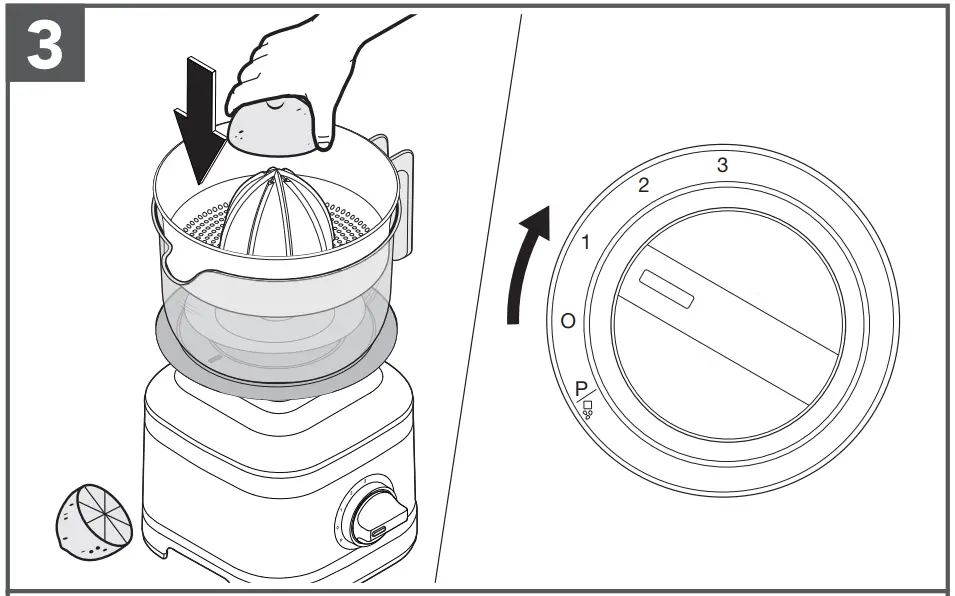 USING THE CITRUS PRESS
