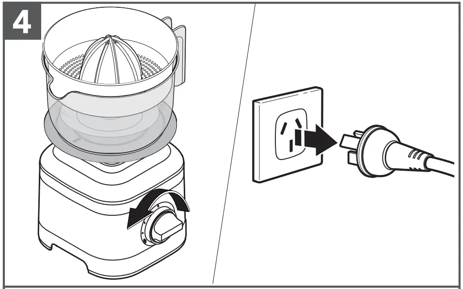 USING THE CITRUS PRESS