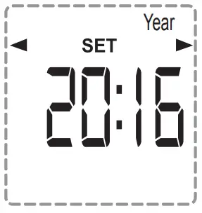 TIMERBACH Digital timer - YEAR SETTING
