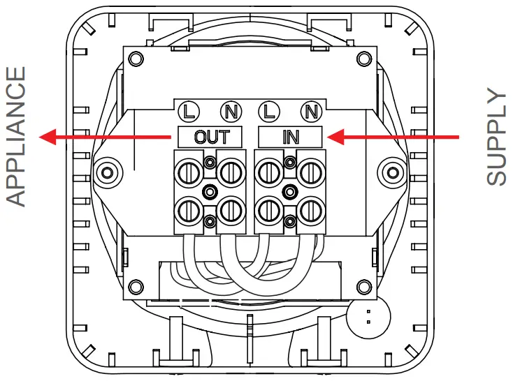 TIMERBACH Digital timer - terminal ends