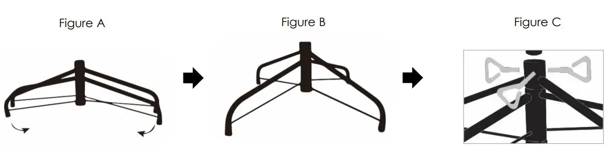 Mr Christmas 68325 7.5ft RGB Christmas Tree Flocked - fig 1