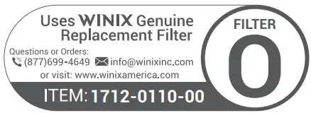 WINIX A231 Tower H13 True HEPA 4 Stage Air Purifier - sambol 3