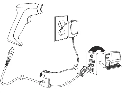 Honeywell HH400 Handheld 2D Area-Imagining Scanner-3