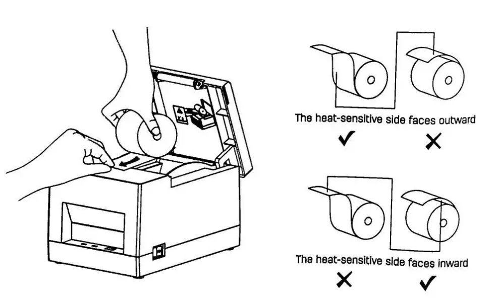 deli DL-581PW Thermal Receipt Printer fig (4)