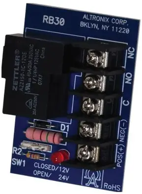 Altronix RB30 Ultra Sensitive Relay Module