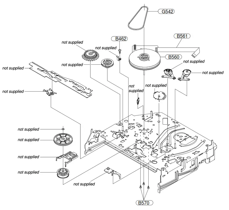 SONY RDR VX410 Video Cassette Recorder Dvd Recorder - Mechanical 1