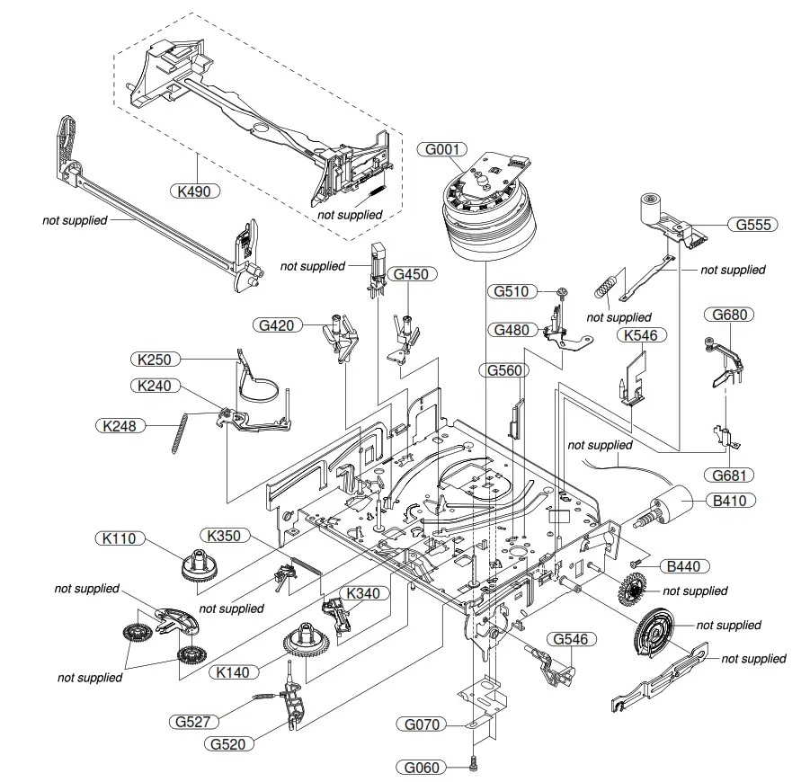 SONY RDR VX410 Video Cassette Recorder Dvd Recorder - Mechanical