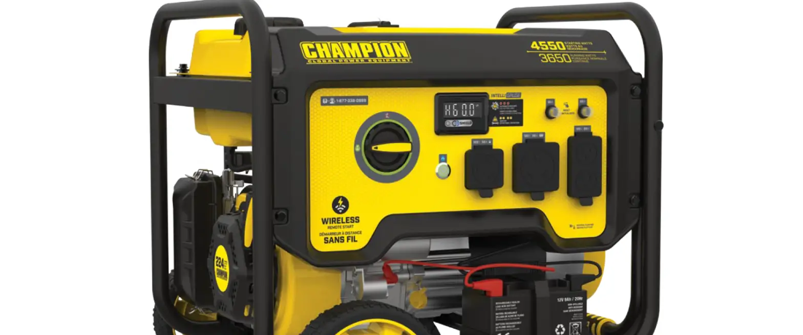 Champion 201072 3650w Wireless Remote Start Generator User Guide