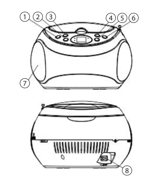 Naxa-97077727M-Portable-MP3-CD-Player-Fig-1