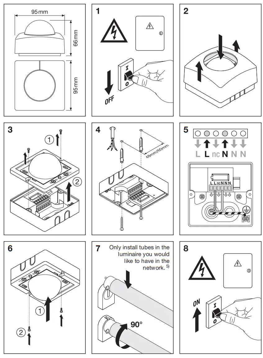 LEDVANCE ST8 Gen2 Substitube Connected Sensor Low Bay - Figure 2