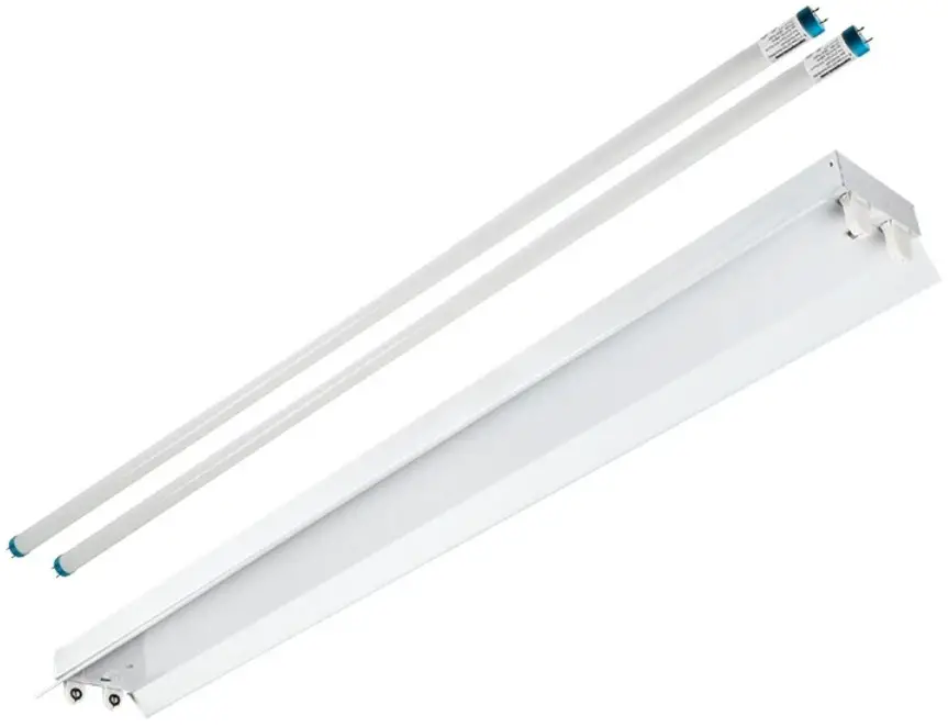 superbrightleds com MX452 LED Strip Light Fixture with 2 18W T8 Tubes
