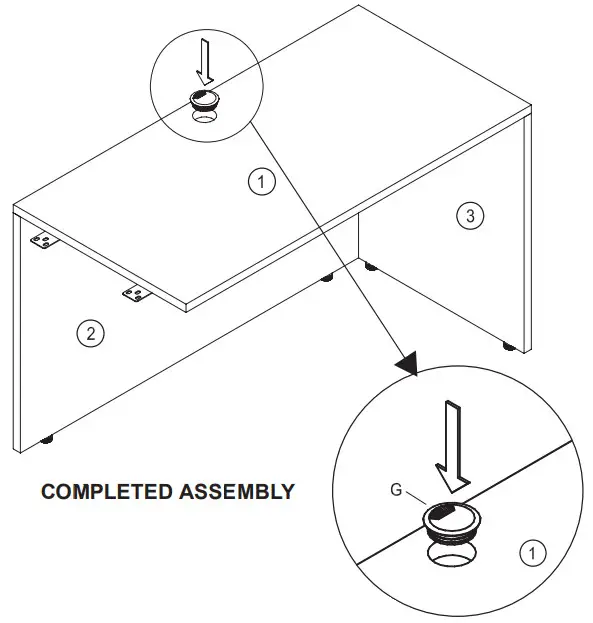 LORELL 69387 69421 69979 - COMPLETED ASSEMBLY
