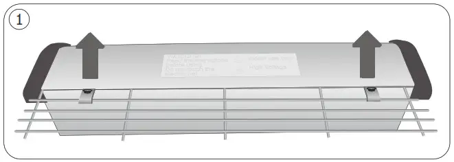 EAZYZAP Fly Killer -Remove the collection tray