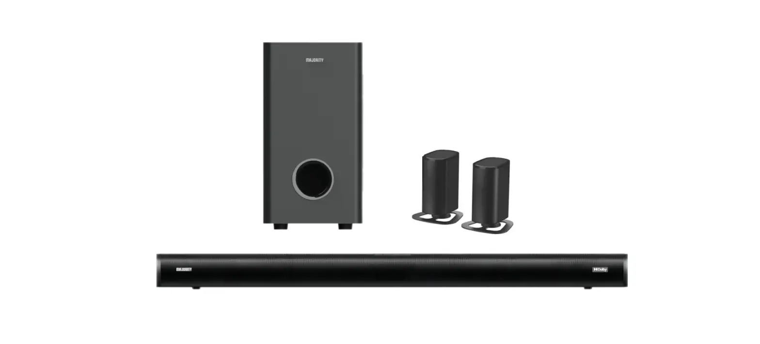 Majority Evr-bar-blk-us Everest 5.1 Dolby Audio Surround Sound System Instructions Guide