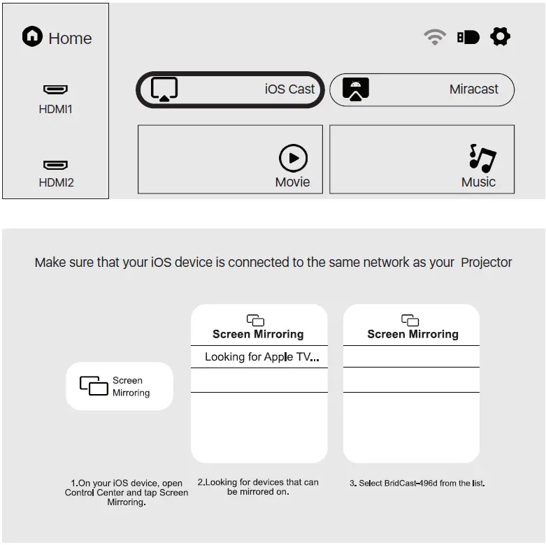 Guangzhou RD-836 Rigal Projector 14