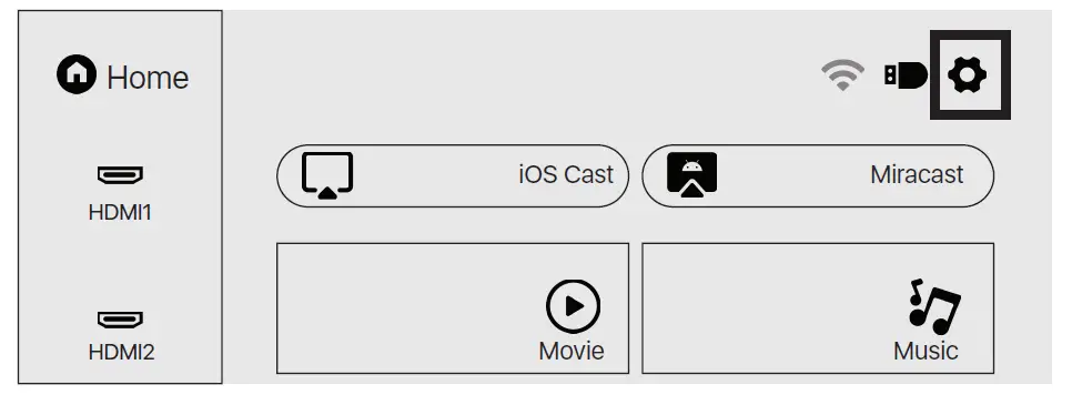 Guangzhou RD-836 Rigal Projector 9