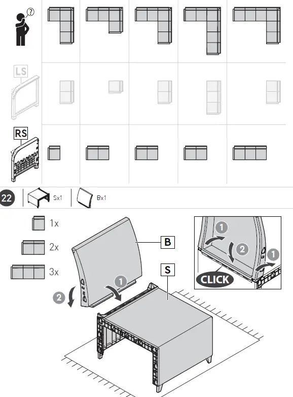 KeTeR 17210760 Rosalie 6 Seater Corner-14