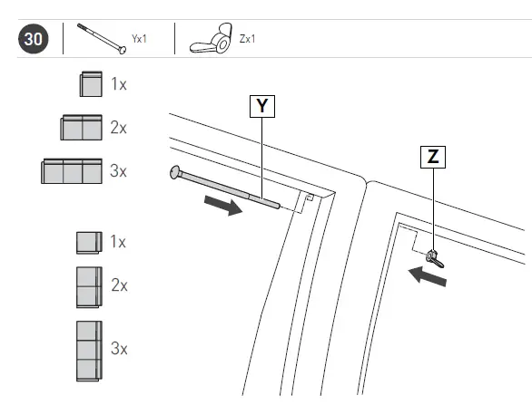 KeTeR 17210760 Rosalie 6 Seater Corner-19