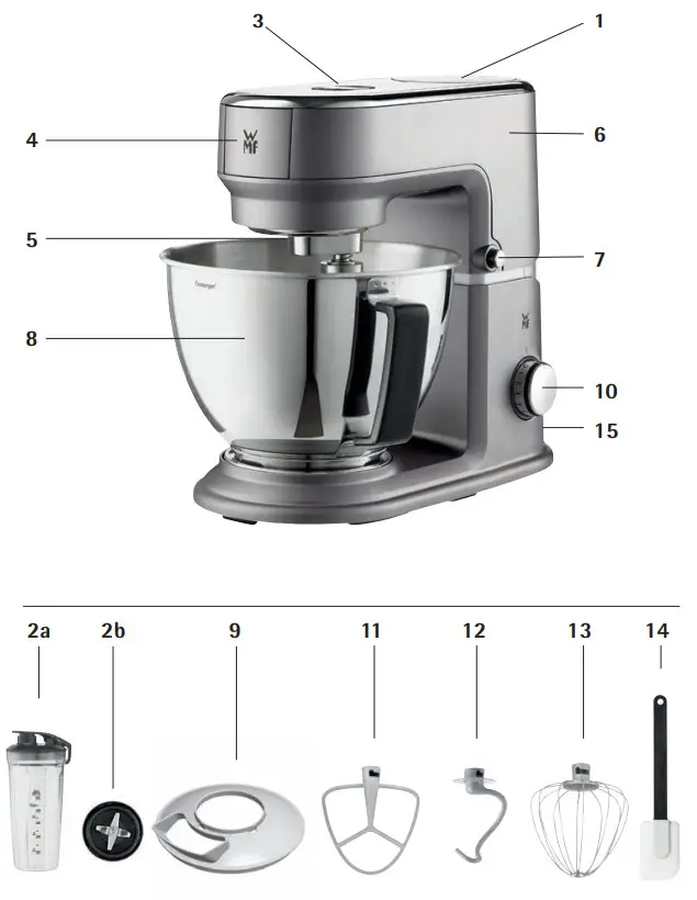 WMF 3200001217 KITCHENminis Kitchen Machine One for All Edition - Figure 1