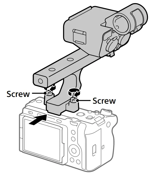 SONY FX3 Interchangeable Lens Digital Camera - Attaching