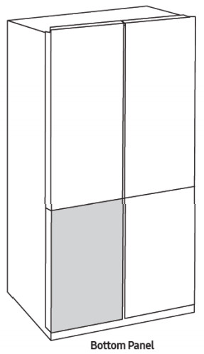 SAMSUNG BESPOKE - botton panel