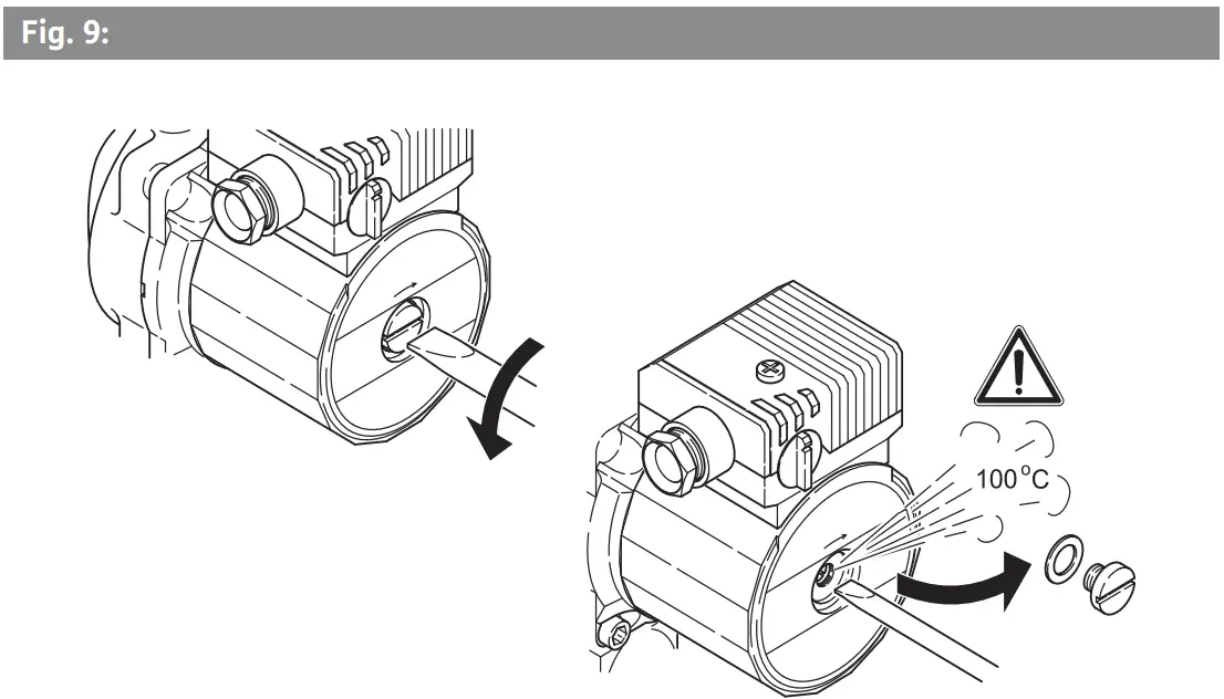 Filling and venting illustration