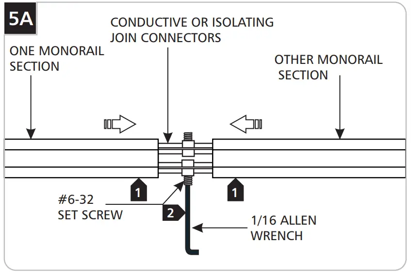 Tech Lighting 700MOA48S MonoRail Satin Nickel Monorail Hardware fig 5
