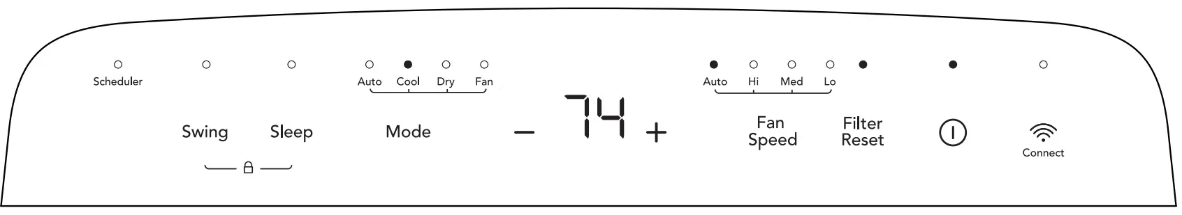 FRIGIDAIRE FHPH142AC1 4-000 BTU Heat-Cool Portable Room Air Conditioner fig 17