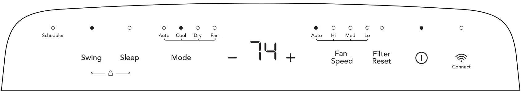 FRIGIDAIRE FHPH142AC1 4-000 BTU Heat-Cool Portable Room Air Conditioner fig 18