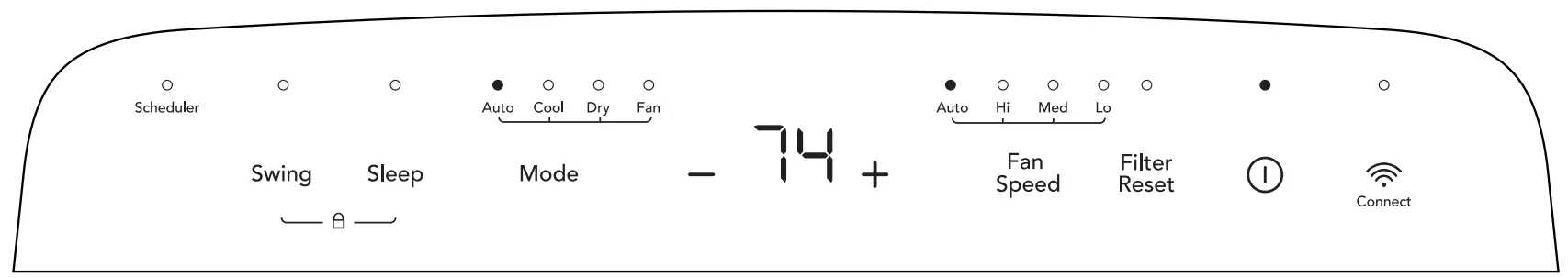 FRIGIDAIRE FHPH142AC1 4-000 BTU Heat-Cool Portable Room Air Conditioner fig 20