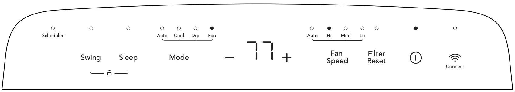 FRIGIDAIRE FHPH142AC1 4-000 BTU Heat-Cool Portable Room Air Conditioner fig 21