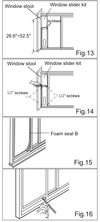 FRIGIDAIRE FHPH142AC1 4-000 BTU Heat-Cool Portable Room Air Conditioner fig 25