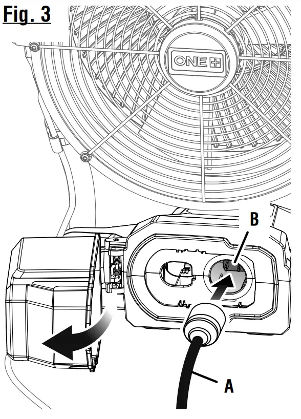 RYOBI PCL850 18V Hybrid 12Inch Misting Air Cannon fig 6