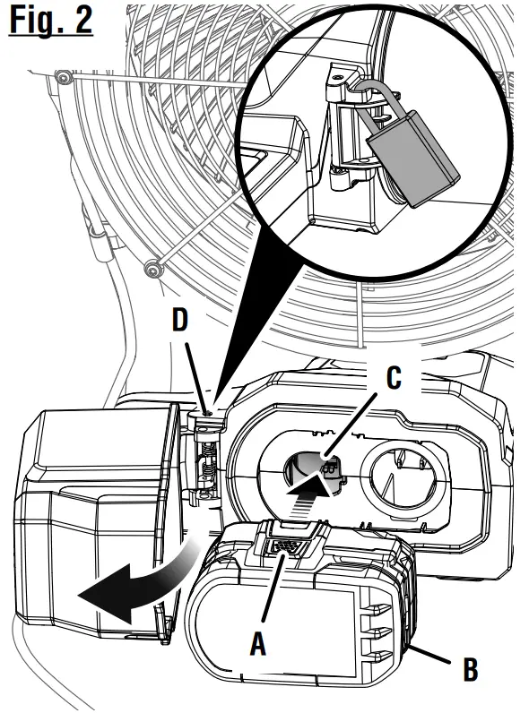 RYOBI PCL850 18V Hybrid 12Inch Misting Air Cannon fig 7